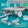RESKIT RSK35-0014 MHU-141M munitions trailer with weapon platform (type 1) (3D Printed model kit) (1/35)